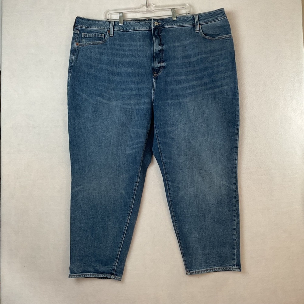 Old Navy OG Straight Extra High Rise Blue Jeans Womens 26 Medium Secret Slim